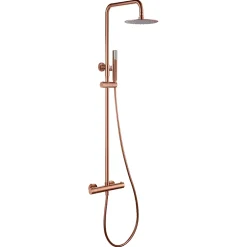 Imex Colonne de Douche Thermostatique Anti-Calcaire Or Rose Cuivré GENOVA BTG053/ORC