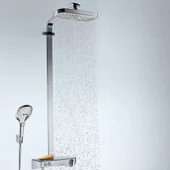 Hansgrohe Colonne de douche thermostatique Raindance Select E 300 EcoSmart avec mitigeur 30 cm chromé