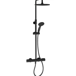 Jacob Delafon Colonne de douche thermostatique Juliette noir mat* Colonne De Douche Thermostatique