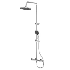 GoodHome Colonne de douche thermostatique chrome Maza* Colonne De Douche Thermostatique