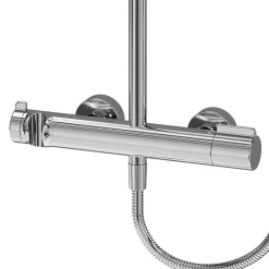 GoodHome Colonne de douche thermostatique chrome Maza* Colonne De Douche Thermostatique