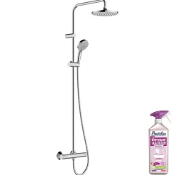Hansgrohe Colonne de douche thermostatique Vernis Blend 2 jets + nettoyant