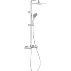 Jacob Delafon Colonne de douche thermostatique Colette 4 jets, Chrome* Colonne De Douche Thermostatique