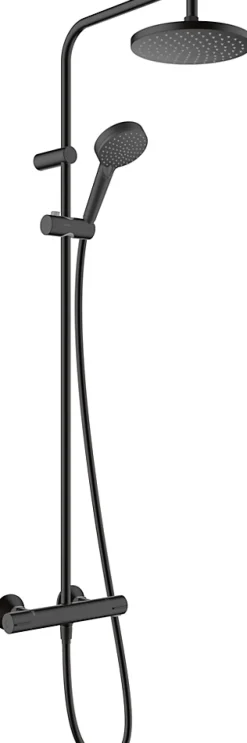 Hansgrohe Colonne de douche thermostatique noir mat Vernis Blend