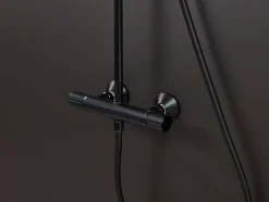 Hansgrohe Colonne de douche thermostatique noir mat Vernis Blend