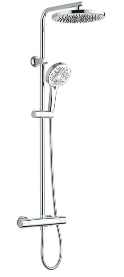 Edouard Rousseau Colonne de douche thermostatique chrome, Neda* Colonne De Douche Thermostatique