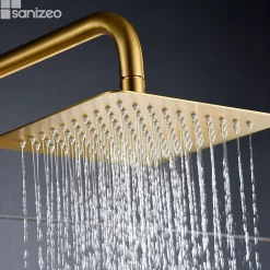Imex Colonne de Douche Thermostatique Anti-Calcaire Or Brossé ART BTAR025/OC