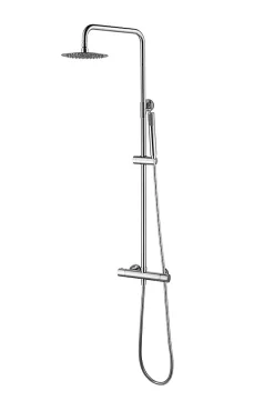 Imex Colonne de douche thermostatique - Monza - Diamètre tête de douche : 300 mm - Coloris: or brossé
