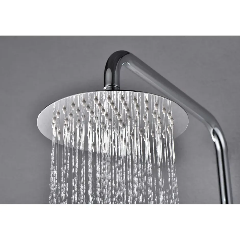 Imex Colonne de douche thermostatique - Monza - Diamètre tête de douche : 300 mm - Coloris: or brossé