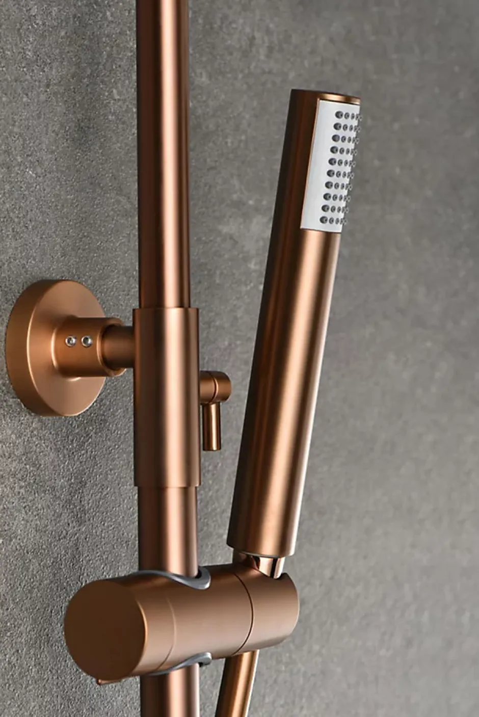 Imex Colonne de douche thermostatique - Monza - Diamètre tête de douche : 300 mm - Coloris: or brossé