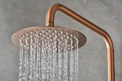 Imex Colonne de douche thermostatique - Monza - Diamètre tête de douche : 300 mm - Coloris: or brossé