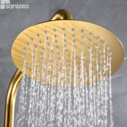 Imex Colonne de Douche Thermostatique Anti-Calcaire Or Brossé GENOVA BTG053/OC