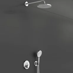Hansgrohe Colonne de douche thermostatique encastrée ShowerSelect S chromé