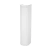 GoodHome Colonne de lavabo en céramique blanc brillant l.17,3 x H.67,9 x P.16,9 cm Tasi* Lavabo