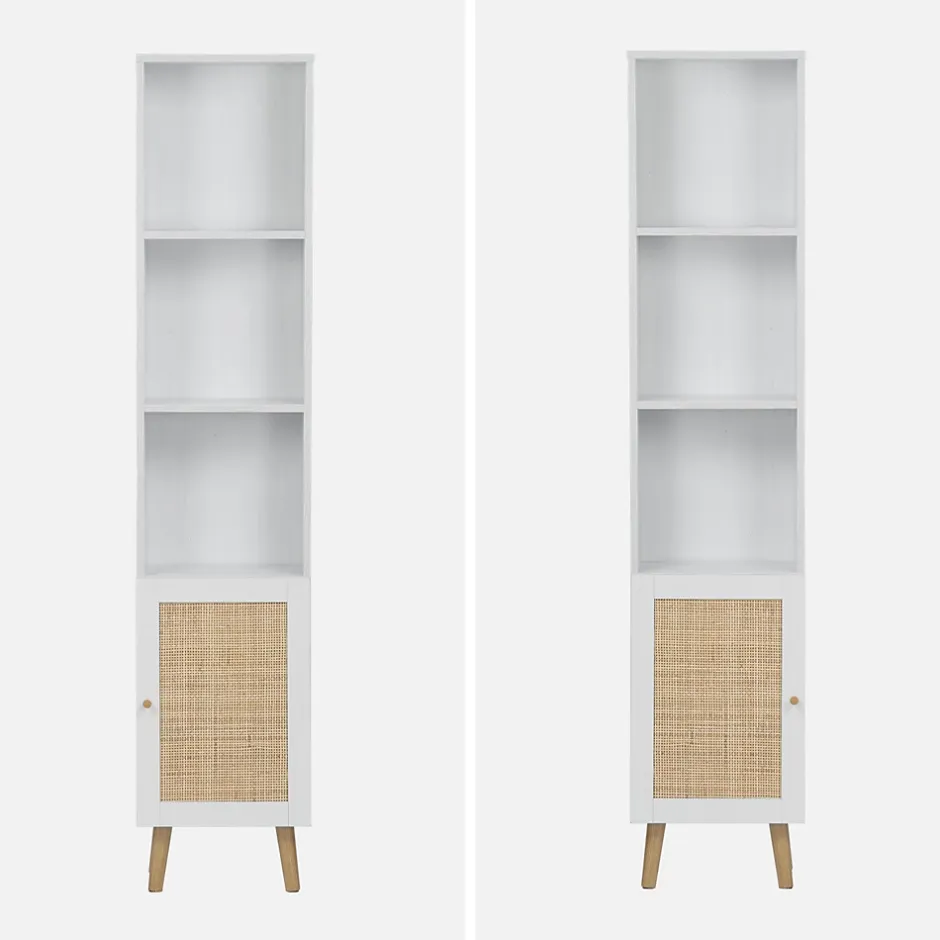 Sweeek Colonne de rangement pour salle de bain. Bohème. L 35 x P 25 x H 167cm