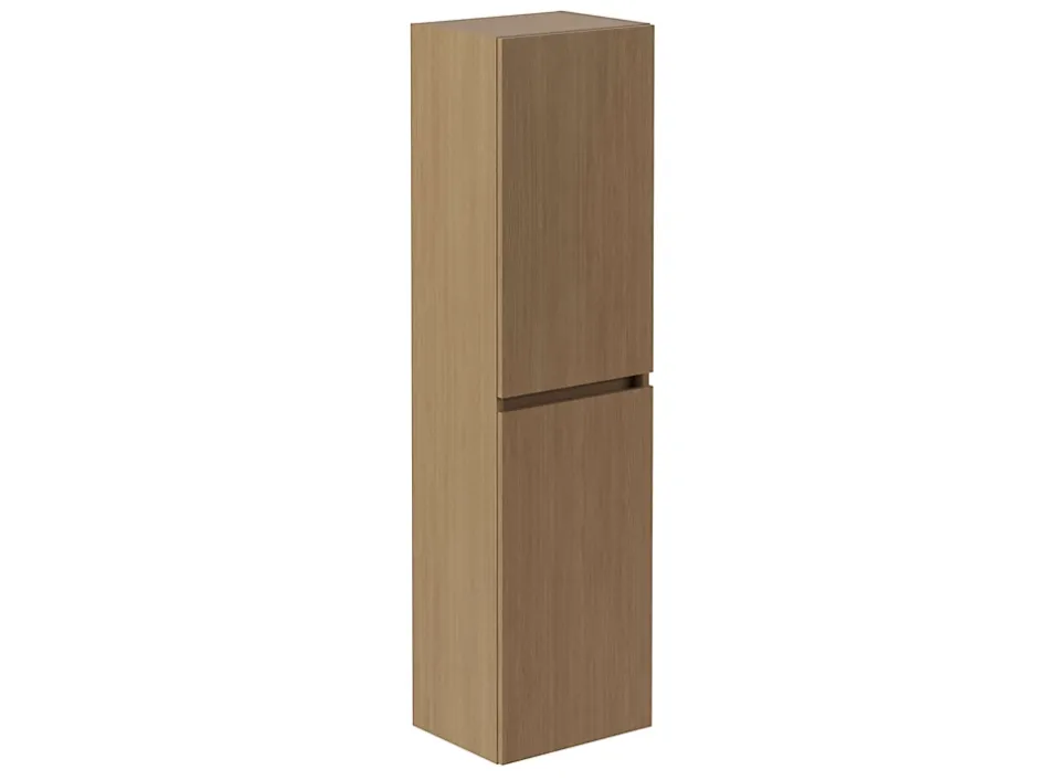 T-Bath Colonne de salle de bain KIVE 2 portes 150x40x31,6 cm chêne