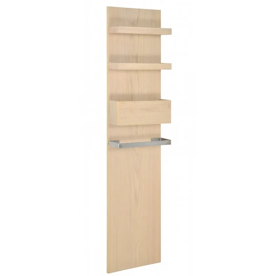 Mob-In Colonne de salle de bain suspendue chêne ENIO 165cm porte serviette* Colonne De Salle De Bains