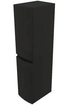 Colonne de salle de bain graphite mat Vague 30 cm