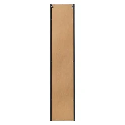 Meublorama Colonne de salle de bain VANO 2 portes et 1 niche Noir mat L30 x P25 x H140 cm Meuble suspendu* Colonne De Salle De Bains