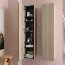 Cygnus bath Colonne de salle de bain BEQUIA 30cm Naturel