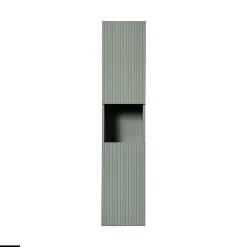 Otitec Colonne de salle de bain - 30 x 140 cm - 2 portes - ROSEAU