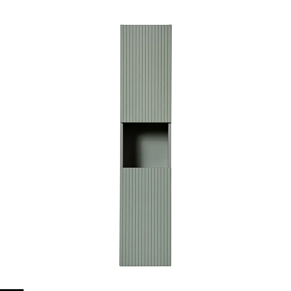 Otitec Colonne de salle de bain - 30 x 140 cm - 2 portes - ROSEAU