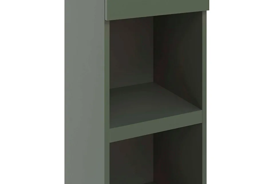 T-Bath Colonne de salle de bain SPA 1 porte 1 tiroir 180x35x35 cm vert