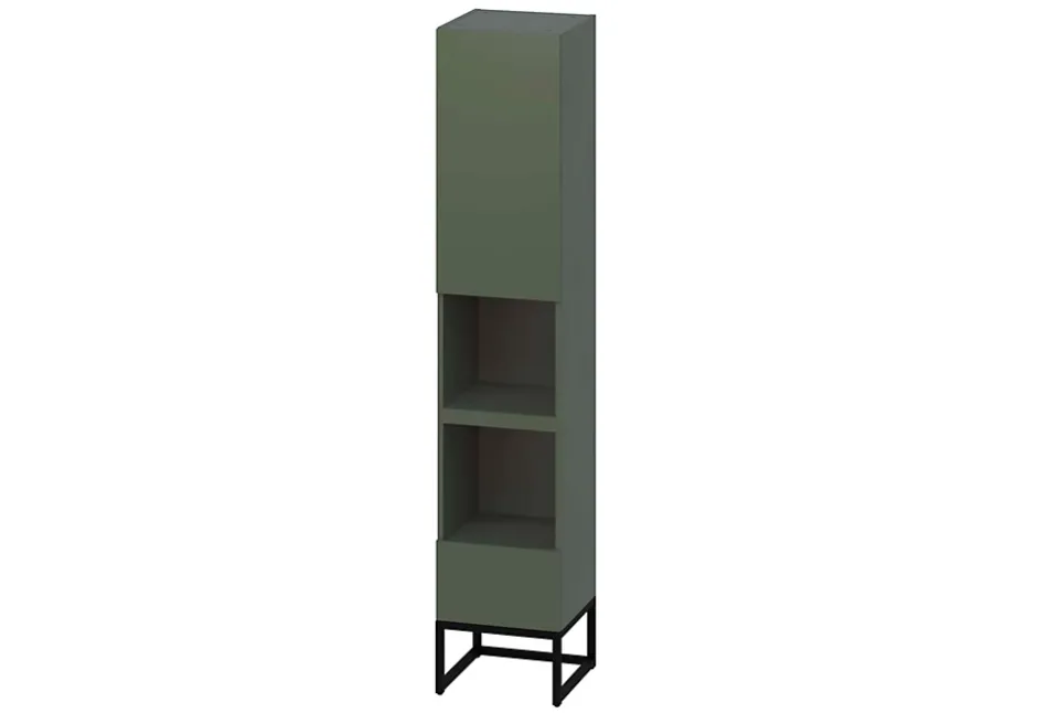 T-Bath Colonne de salle de bain SPA 1 porte 1 tiroir 180x35x35 cm vert