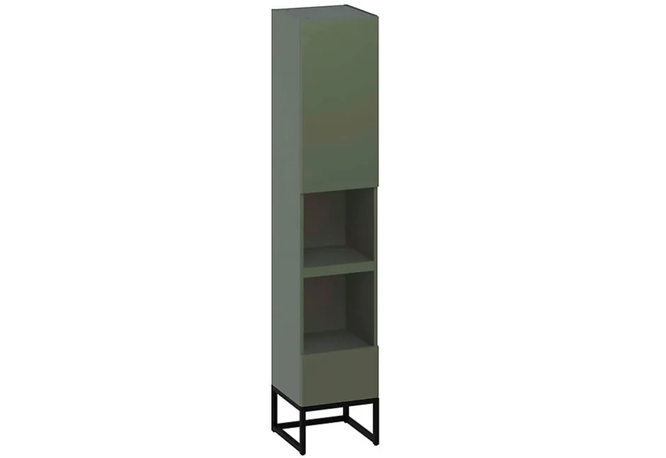 T-Bath Colonne de salle de bain SPA 1 porte 1 tiroir 180x35x35 cm vert