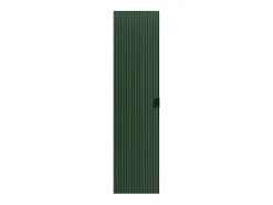 Vente-unique Colonne de salle de bain suspendue striée - Vert mat - H140 cm - ZEVINI