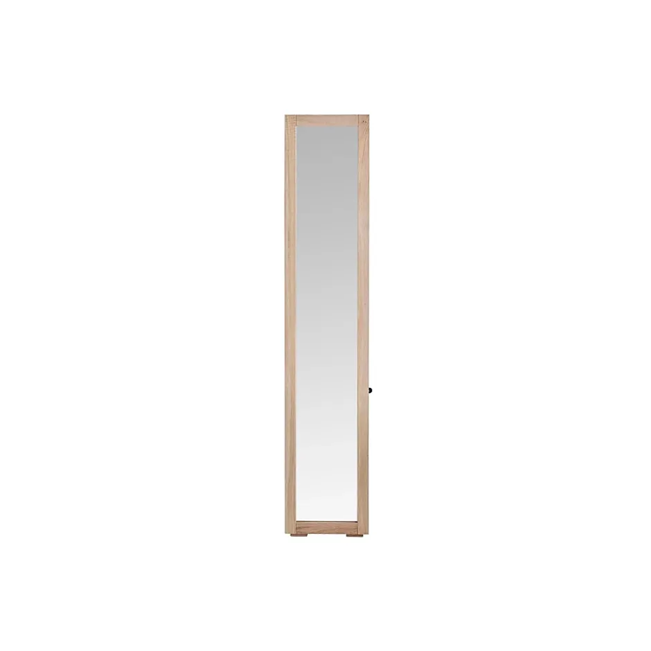Hellin Colonne de salle de bain en chêne avec miroir 3 niche 1 porte - BOSTON