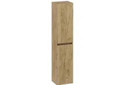 T-Bath Colonne de salle de bain CIMS 2 portes 140x30x27 cm chêne* Meuble De Salle De Bains Faible Profondeur