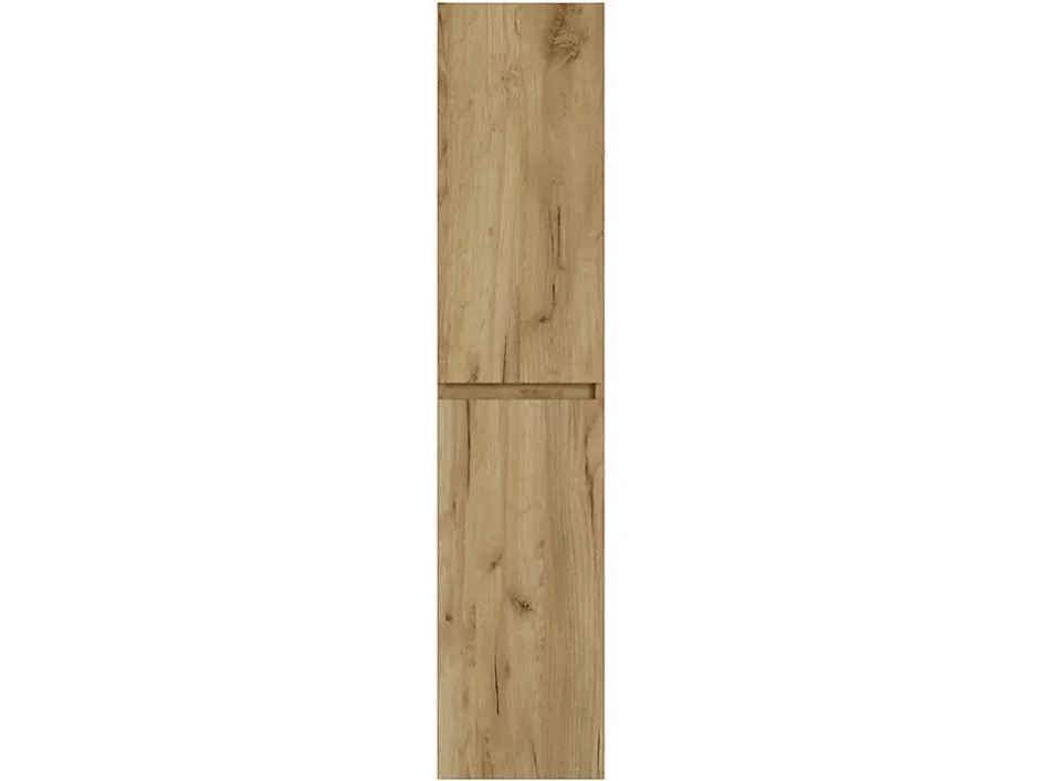 T-Bath Colonne de salle de bain CIMS 2 portes 140x30x27 cm chêne* Meuble De Salle De Bains Faible Profondeur