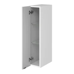 GoodHome Colonne de salle de bains suspendue faible largeur blanc brillant l.20 x H.90 x P.36 cm, Imandra