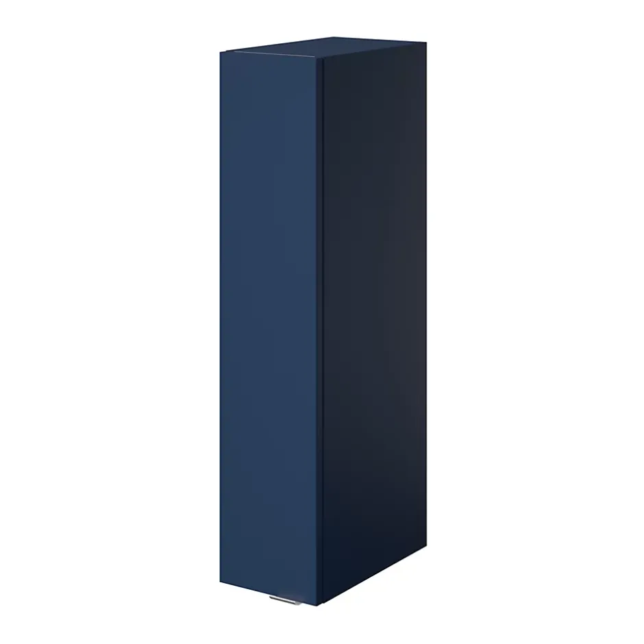 GoodHome Colonne de salle de bains suspendue faible largeur bleu nuit mat l.20 x H.90 x P.36 cm, Imandra* Colonne De Salle De Bains