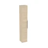 Colonne de salle de bains suspendue 1 porte effet bois l.30 cm x H.183 x P.30 cm, Pamili* Colonne De Salle De Bains