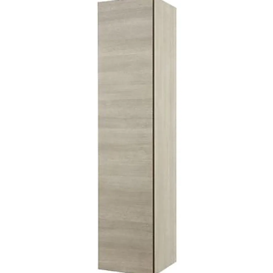 Colonne de salle de bains effet chêne clair l.35 x H.155 x P.35,6 cm, Calao
