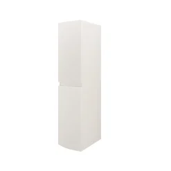 Colonne de salle de bains blanc mat Vague 30 cm