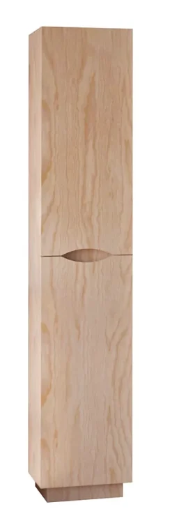 Ondee Colonne de salle de bains simple à poser H.180 x P. 30 x l.35 cm, décor bois, Palermo