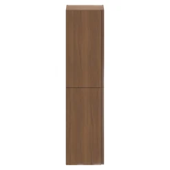 GoodHome Colonne de salle de bains effet noyer 2 portes l.40 x H.160 x P.36 cm Levanna