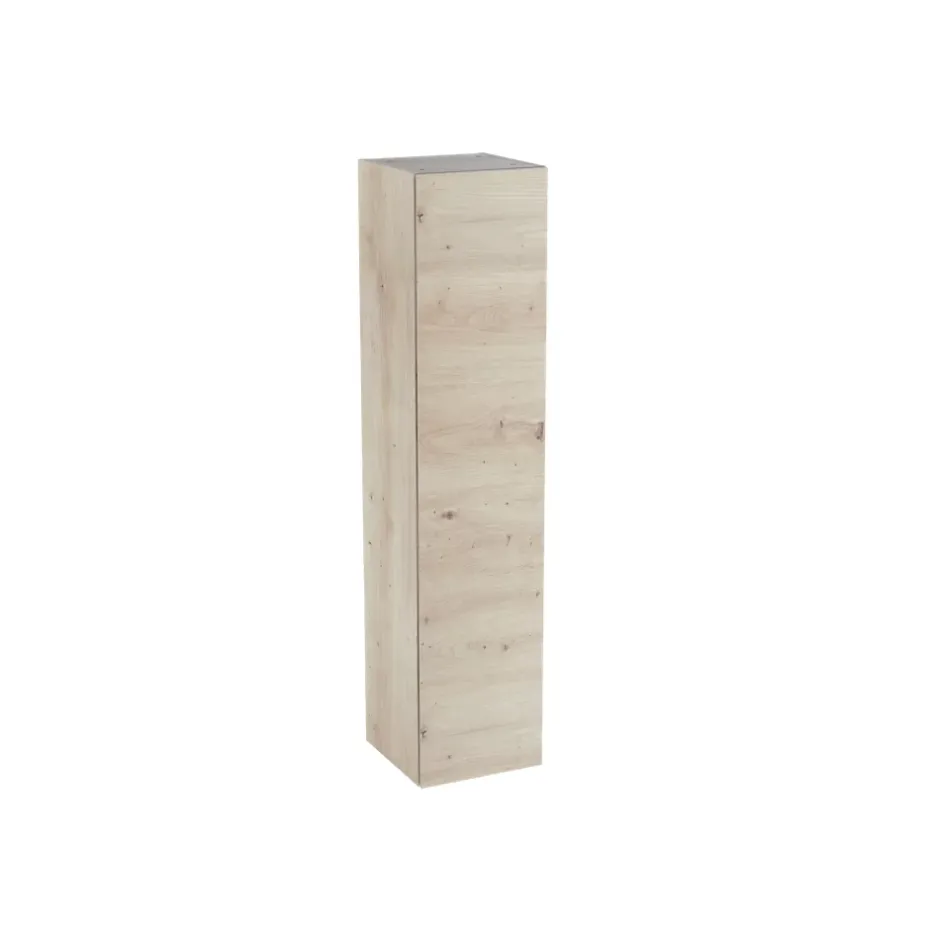 Colonne de salle de bains effet chêne artisan l.35 x H.155 x P.35,6 cm, Calao* Colonne De Salle De Bains