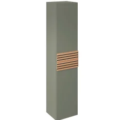 Decotec Colonne de salle de bains à suspendre ouverture droite Archi fougère mat H. 160 x L. 35 cm