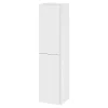 GoodHome Colonne de salle de bains blanc mat 2 portes l.40 x H.160 x P.36 cm Levanna
