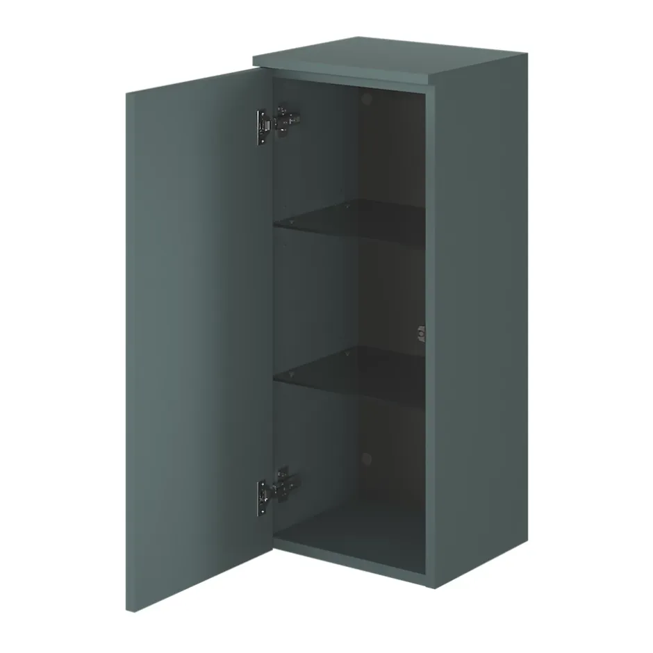 GoodHome Colonne de salle de bains l.35 x H.80 x P.30 cm vert forêt Kentia* Colonne De Salle De Bains