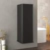 Baden Colonne de salle de bains à suspendre 1 porte H.123 cm, noir mat, IDRA* Colonne De Salle De Bains