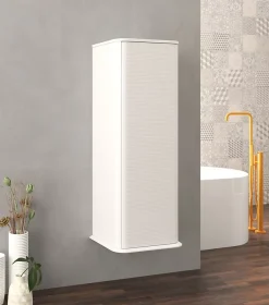 Baden Colonne de salle de bains à suspendre 1 porte H.123 cm, blanc mat, IDRA
