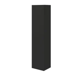 GoodHome Colonne de salle de bains l.35 x H.150 x P.30 cm noir mat Kentia