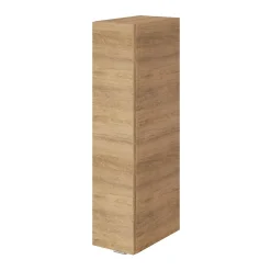GoodHome Colonne de salle de bains suspendue faible largeur effet chêne l.20 x H.90 x P.36 cm, Imandra* Colonne De Salle De Bains|Meuble De Salle De Bains Faible Profondeur