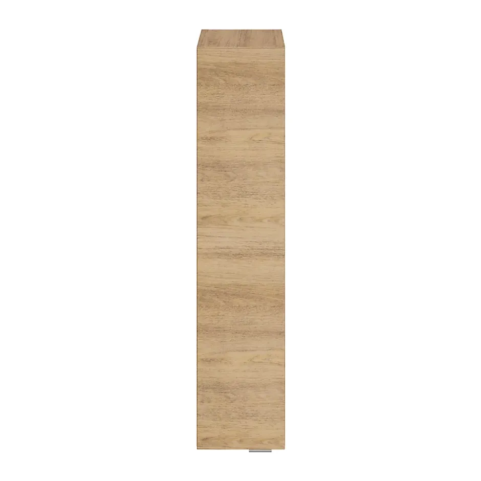 GoodHome Colonne de salle de bains suspendue faible largeur effet chêne l.20 x H.90 x P.36 cm, Imandra* Colonne De Salle De Bains|Meuble De Salle De Bains Faible Profondeur