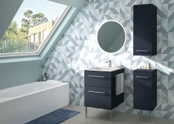 Geberit Colonne de salle de bains H.85 cm bleu Selva